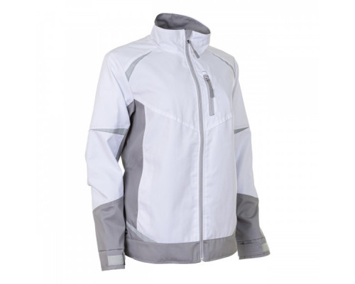 Куртка женская рабочая Brodeks KS 228, белый/серый